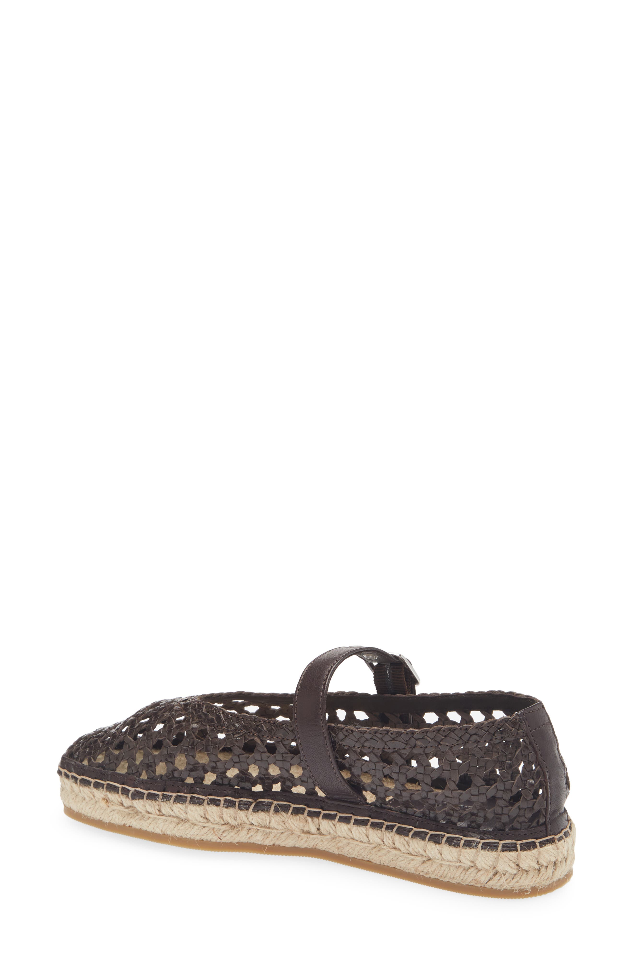 Madewell The Remy Espadrille Mary Jane Flat, Alternate, color, Dark Carob
