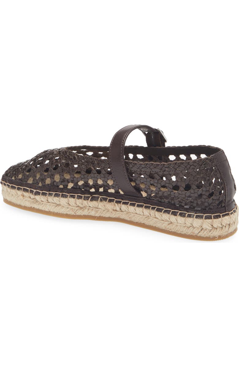 Madewell The Remy Espadrille Mary Jane Flat, Alternate, color, Dark Carob