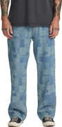 RVCA Boro Drawstring Waist Carpenter Pants