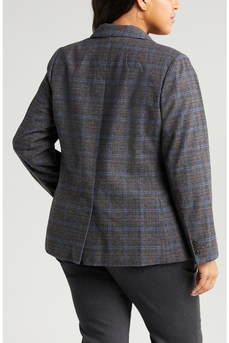 The Plus Rosedale Blazer, Alternate, color, KYLE MINI GLEN PLAID