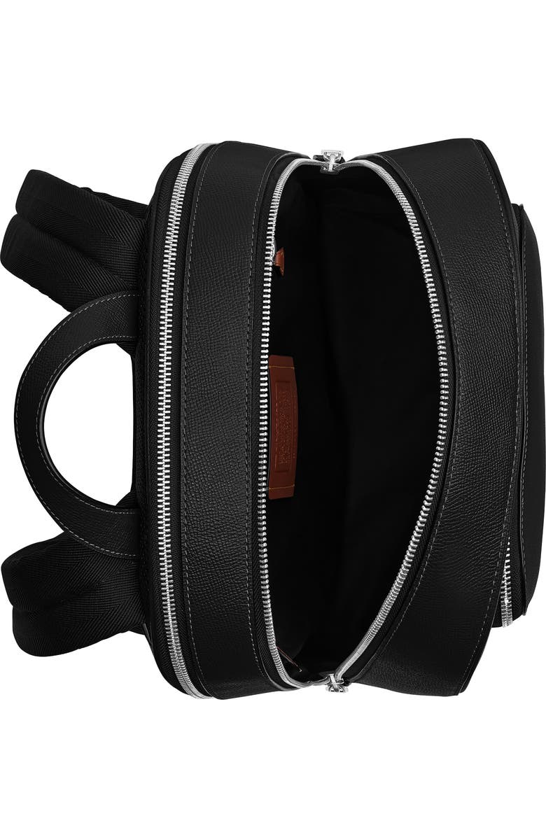 COACH Wade Leather Backpack, Alternate, color, Black
