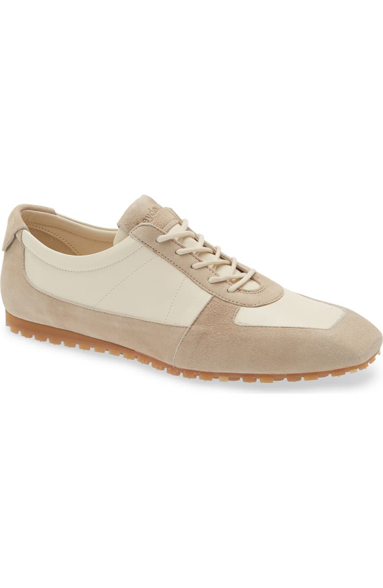 aeyde Uma Two-Tone Sneaker, Main, color, Creamy / Sand