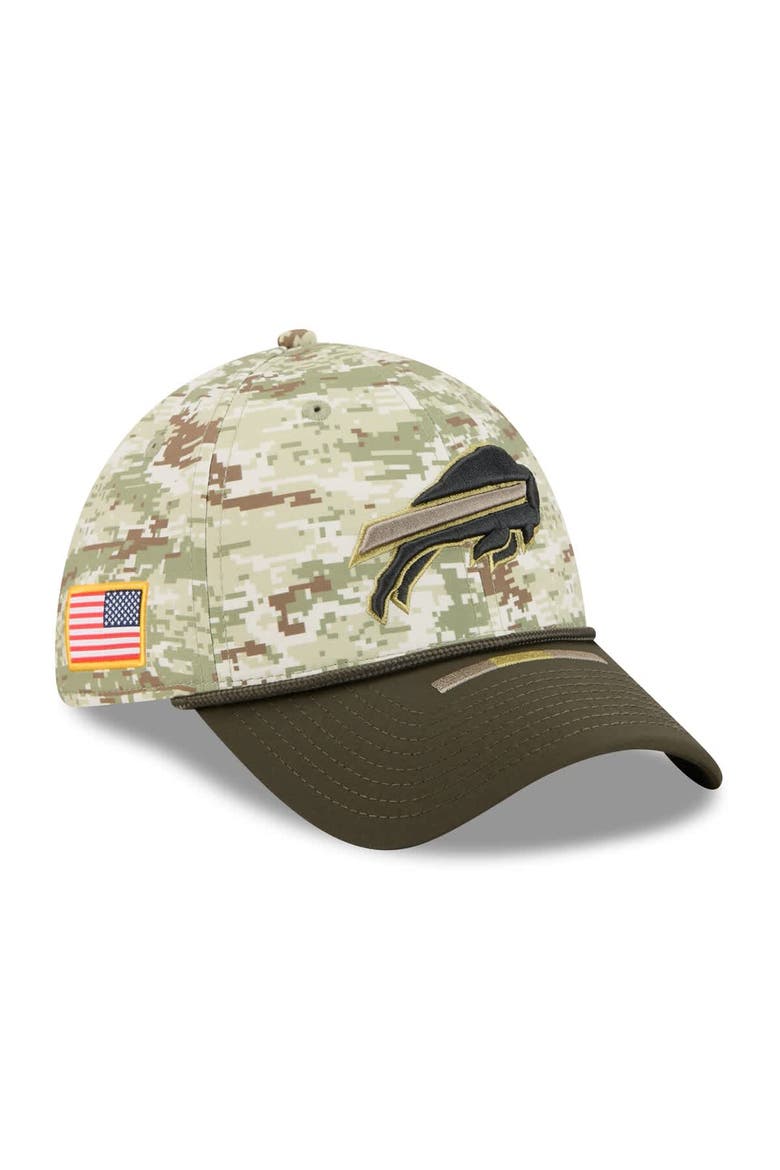 Men's New Era  Camo Buffalo Bills 2025 Salute to Service 39THIRTY Flex Hat, Main, color, Camo