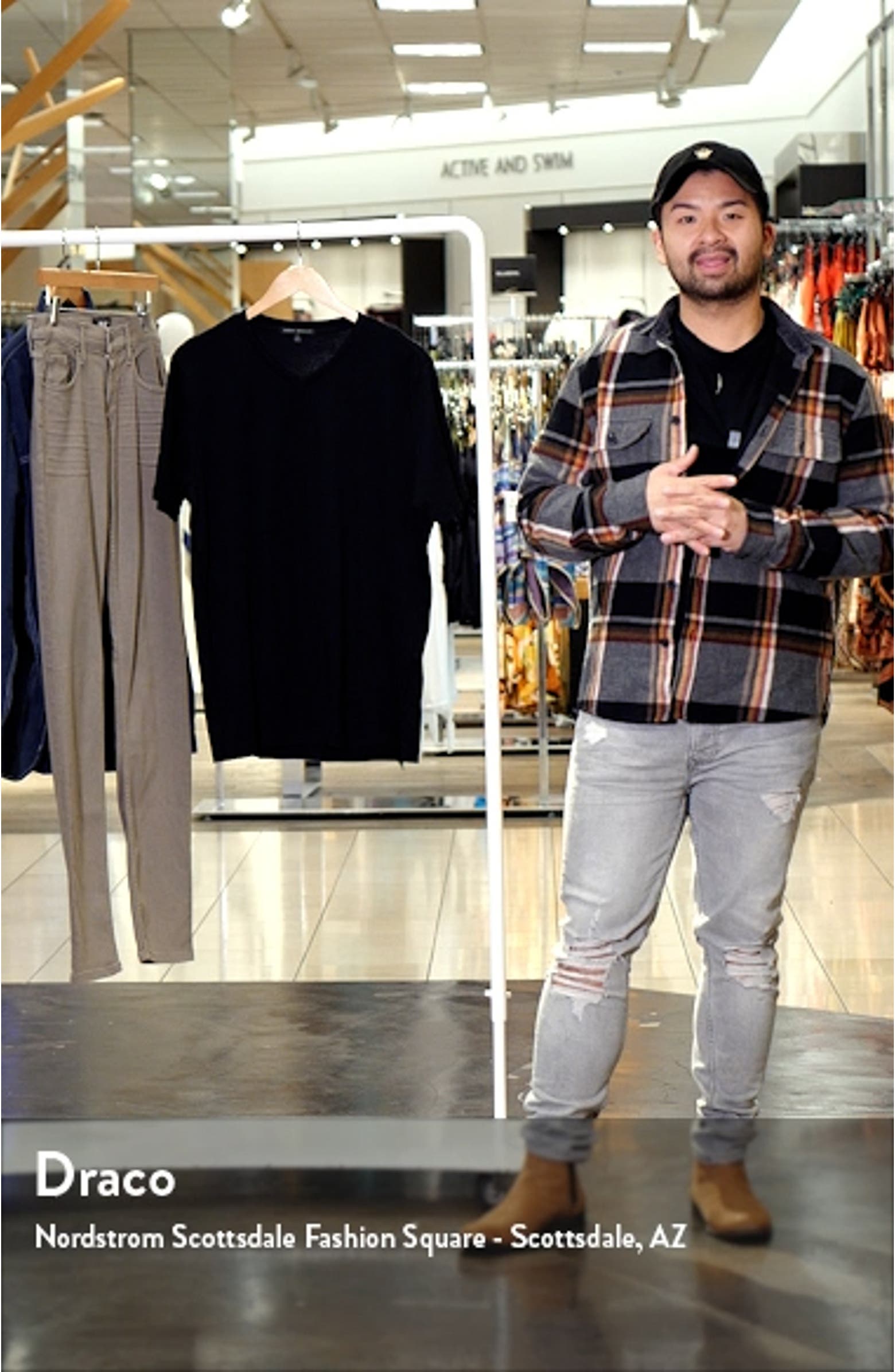 Robert Barakett Georgia Regular Fit V-Neck T-Shirt | Nordstrom