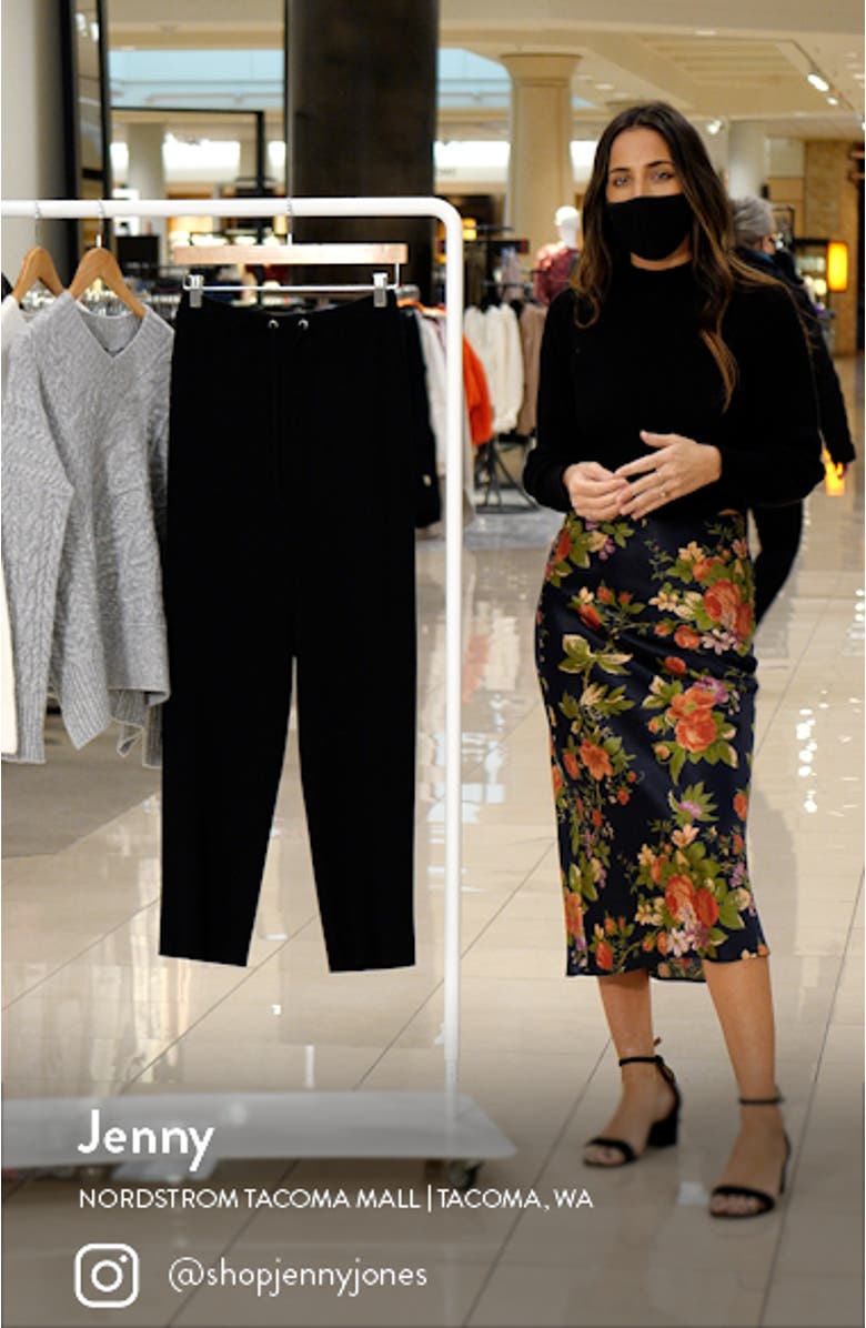 Women's Knit Drawstring Pants, sales video thumbnail