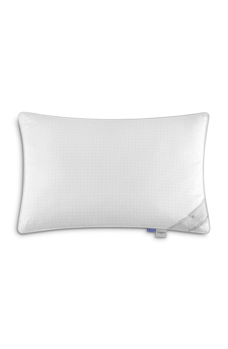 Togas Calypso goose down pillow, Main, color, White