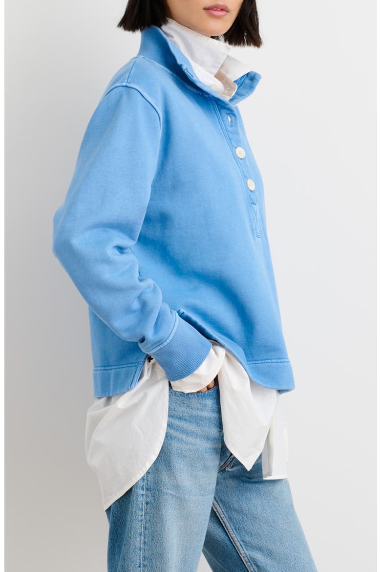 Penny Fleece Pullover, Alternate, color, FADED BLUE