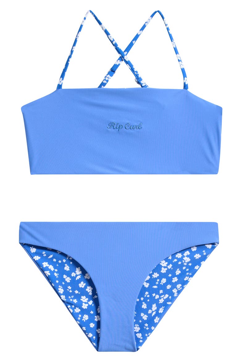 Kids' Sunshine Reversible Two-Piece Swimsuit, Main, color, BLUE