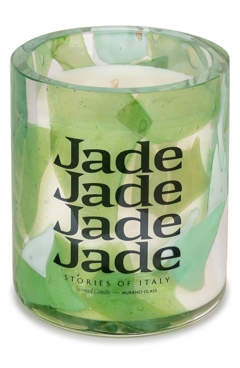 Stories of Italy Jade Scented Candle, Main, color, 