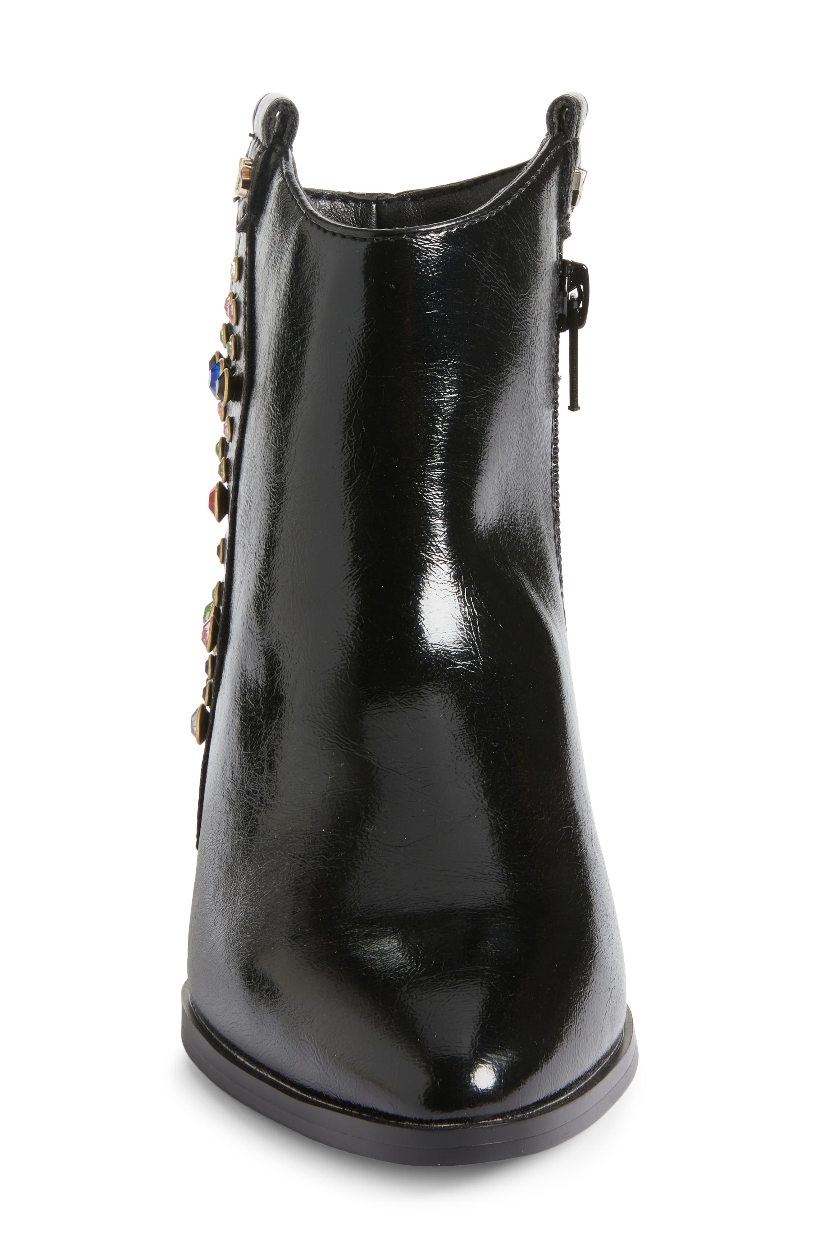 Yosi Samra Kids' Miss Dallas Gem Western Boot, Alternate, color, Black