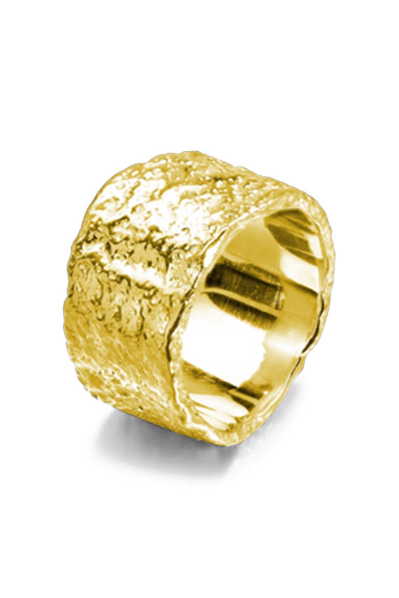 Hula Wide Ring, Main, color, Gold Vermeil