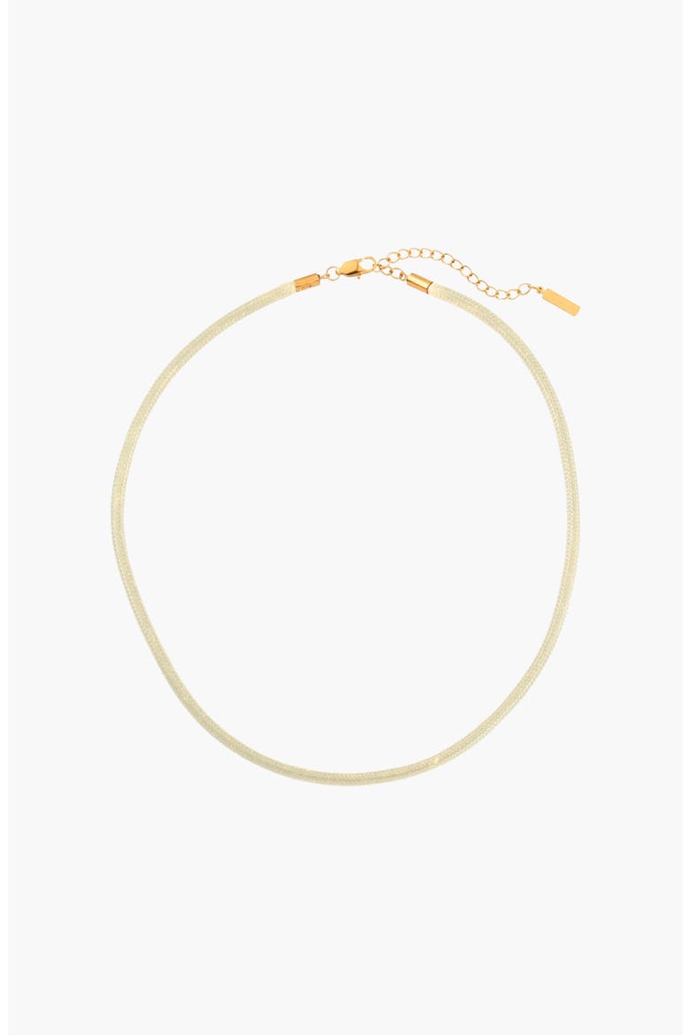 The Cord Necklace, Main, color, Oat