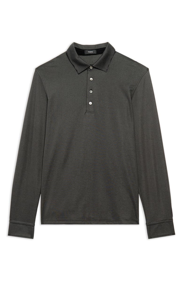 Theory Masser Long Sleeve Knit Polo, Alternate, color,