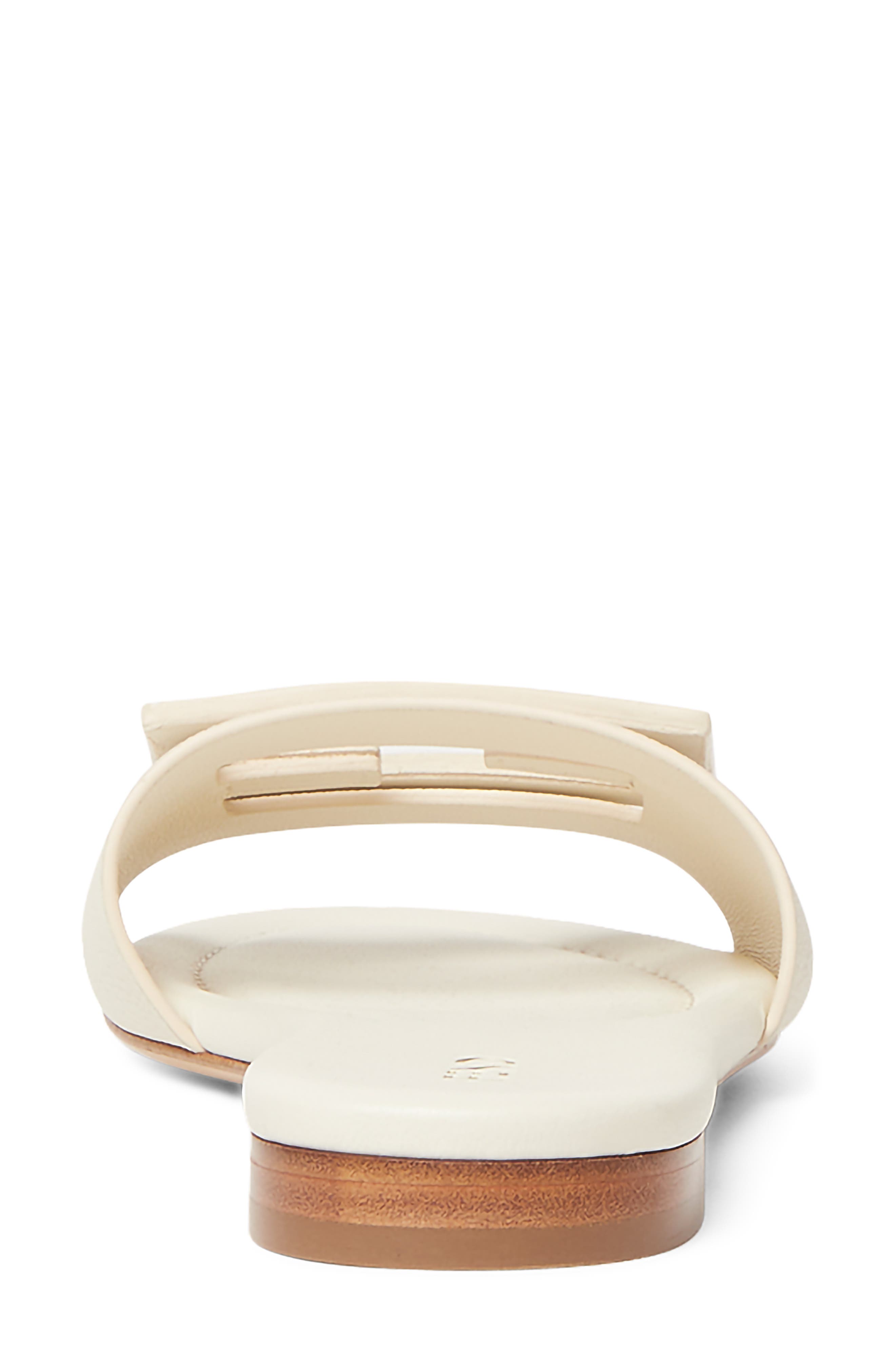 Baguette Leather Slide Sandal, Alternate, color, PERGAMENA MEDIO