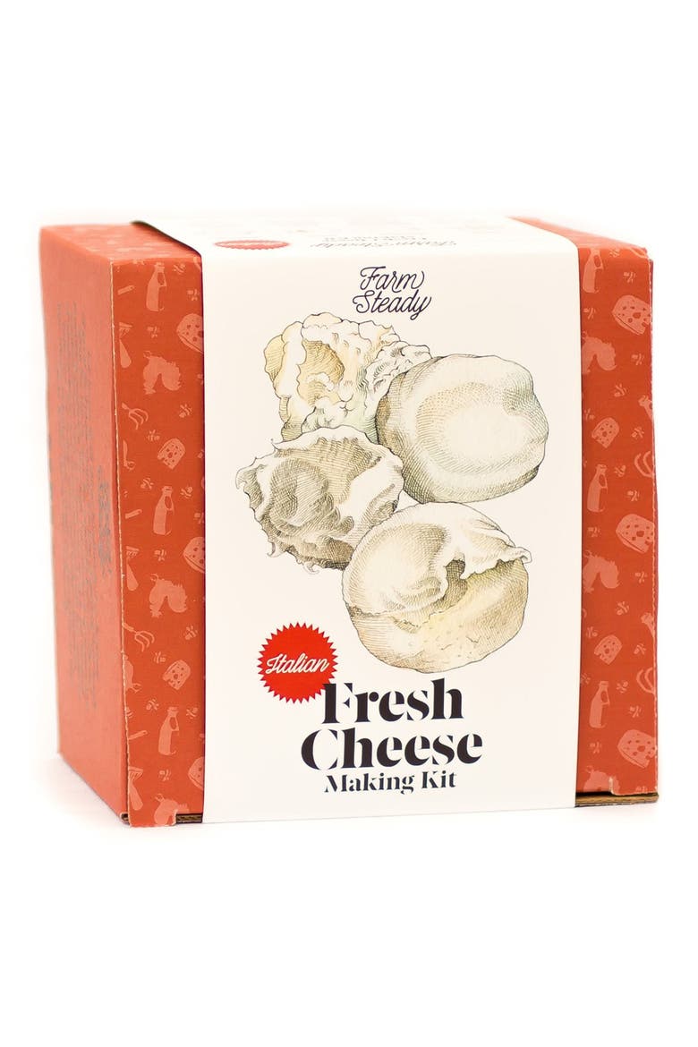 FarmSteady Fresh Cheese Making Kit, Main, color, RED