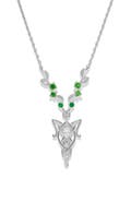 Girls Crew 18k Gold Plated Cubic Zirconia Elven Pendant Necklace