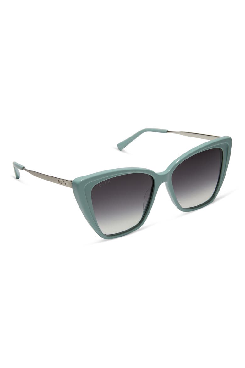 Becky II 56mm Cat Eye Sunglasses, Alternate, color, GREY GRADIENT