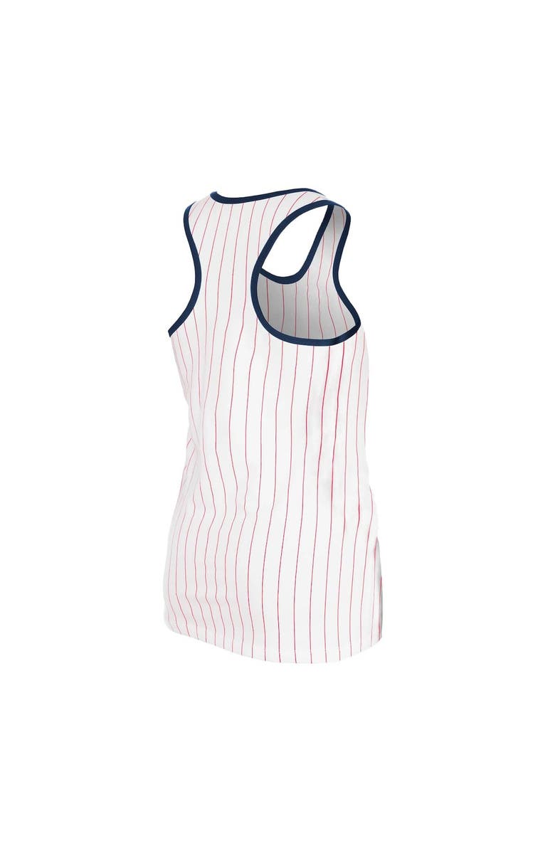 New Era Women's New Era White St. Louis Cardinals Gameday Pinstripe Tank Top, Alternate, color, White