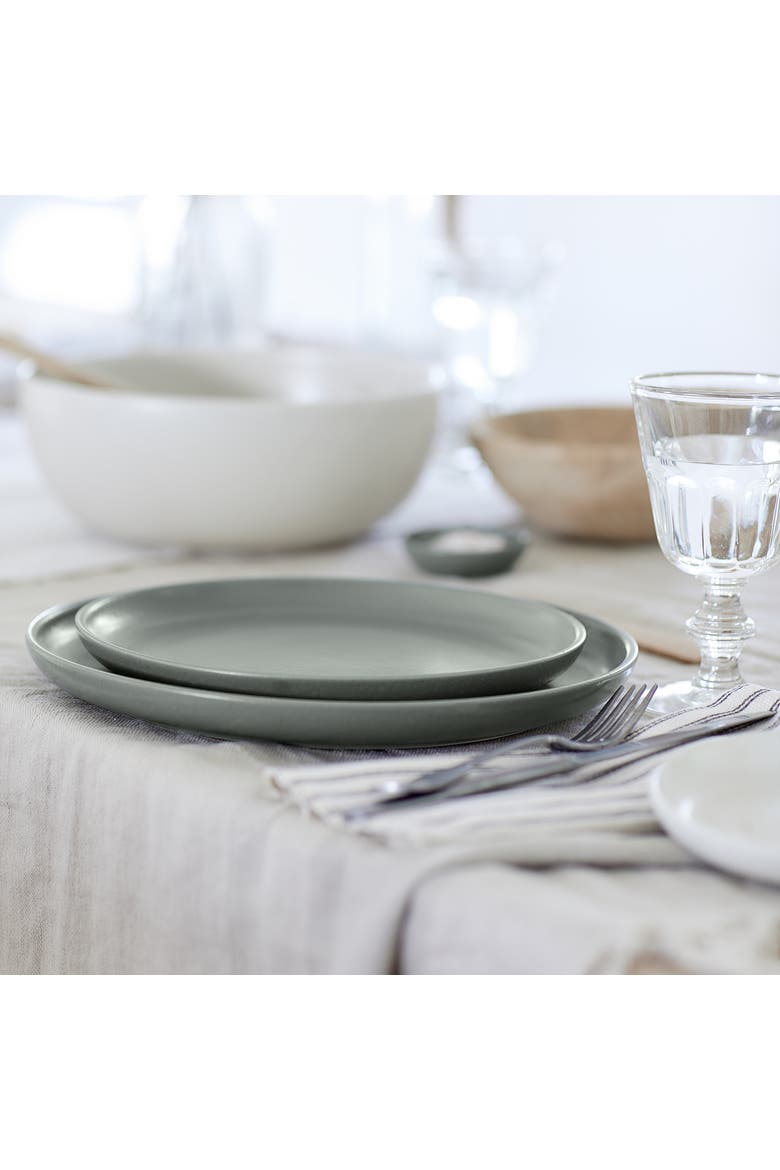 Pacifica 12-pc place setting w/ pasta bowl, Alternate, color, Artichoke