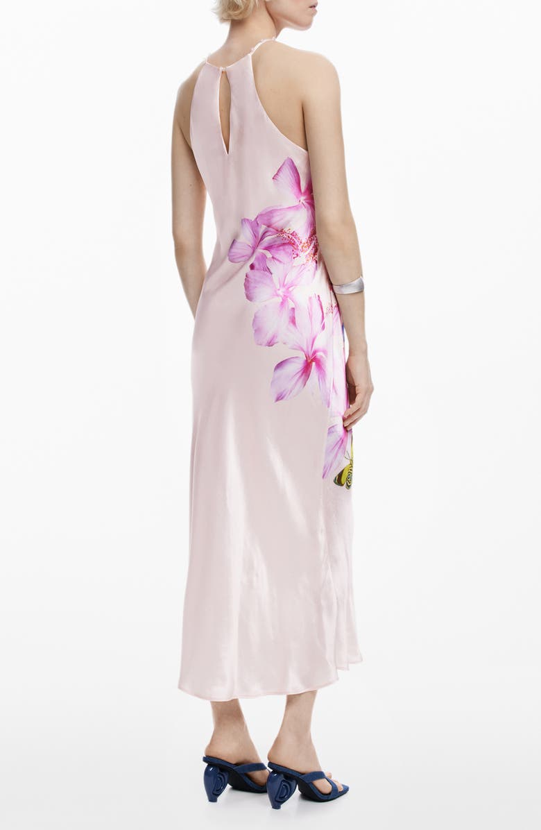 Desigual Sleeveless Satin Dress, Alternate, color, 