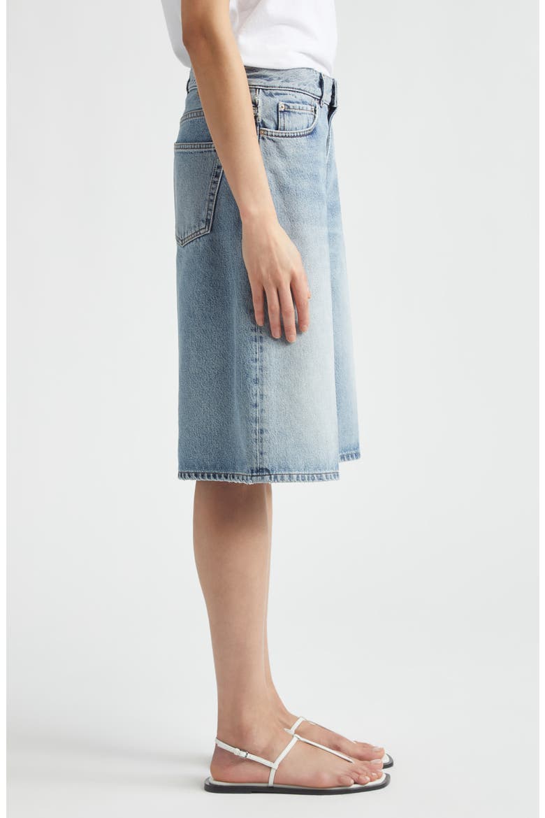 Organic Cotton Denim Bermuda Shorts, Alternate, color, TRUE VINTAGE
