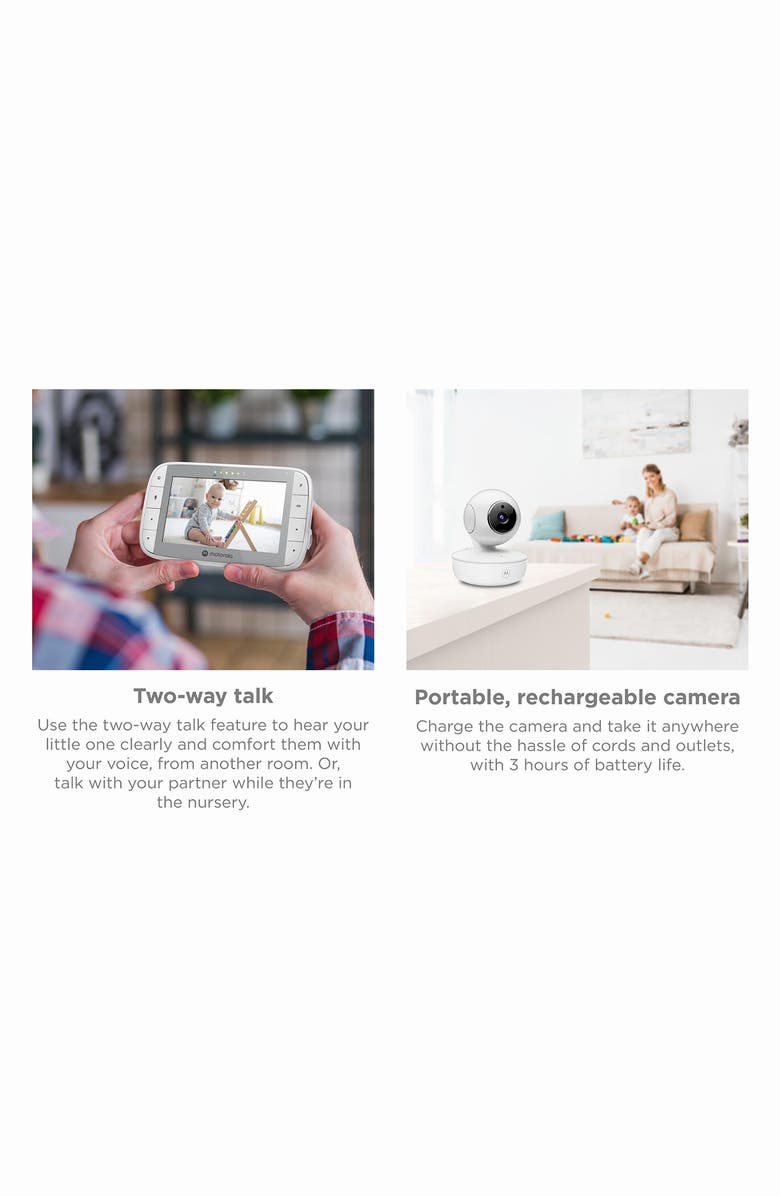 Motorola VM36XL 5 Motorized Pan/Tilt Video Baby Monitor Set, Alternate, color,