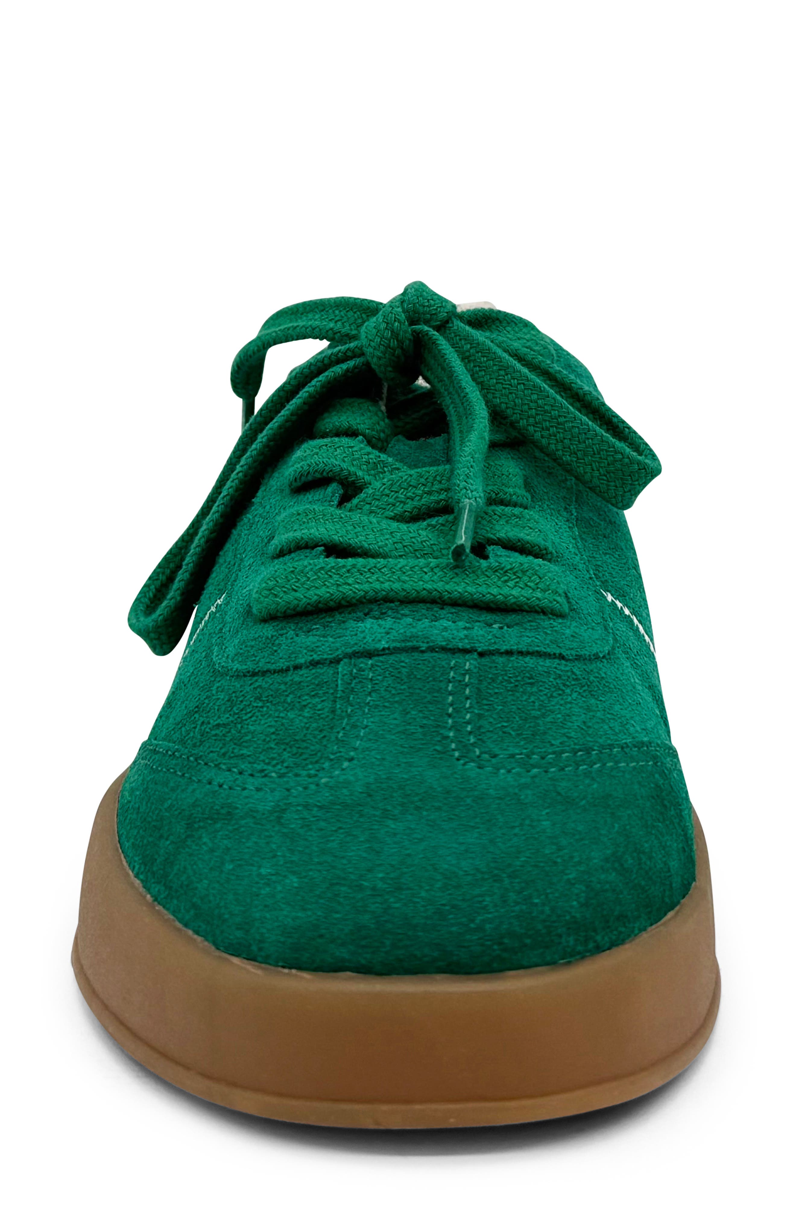 Moldova Low Top Sneaker, Alternate, color, GREEN SUEDE