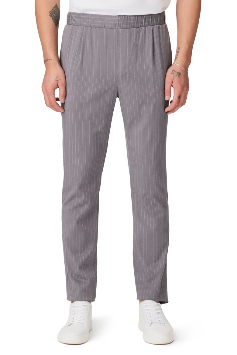 Snider Pinstripe Pull-On Pants, Main, color, EVENING BIRCH