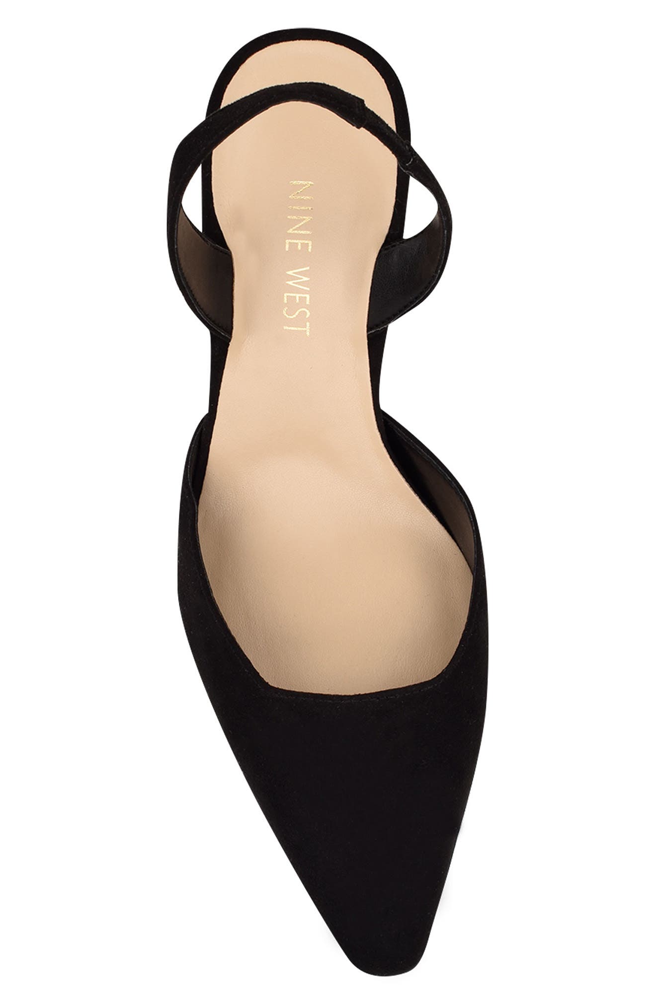 Nine West Savoy Luxe Pointed Toe Slingback, Alternate, color, 