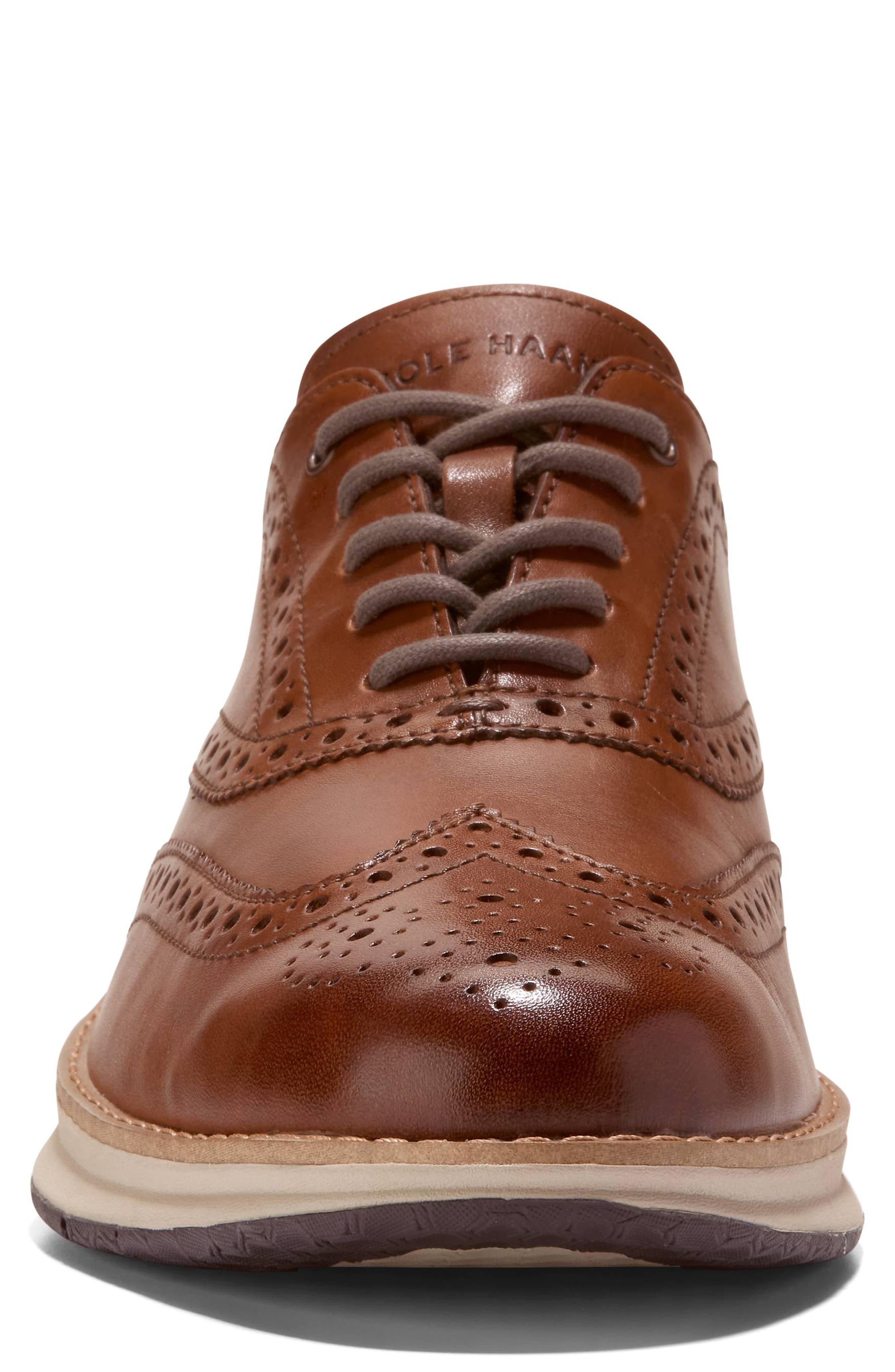 Cole Haan OriginalGrand Energyweave Wing Oxford, Alternate, color, British Tan Ivory