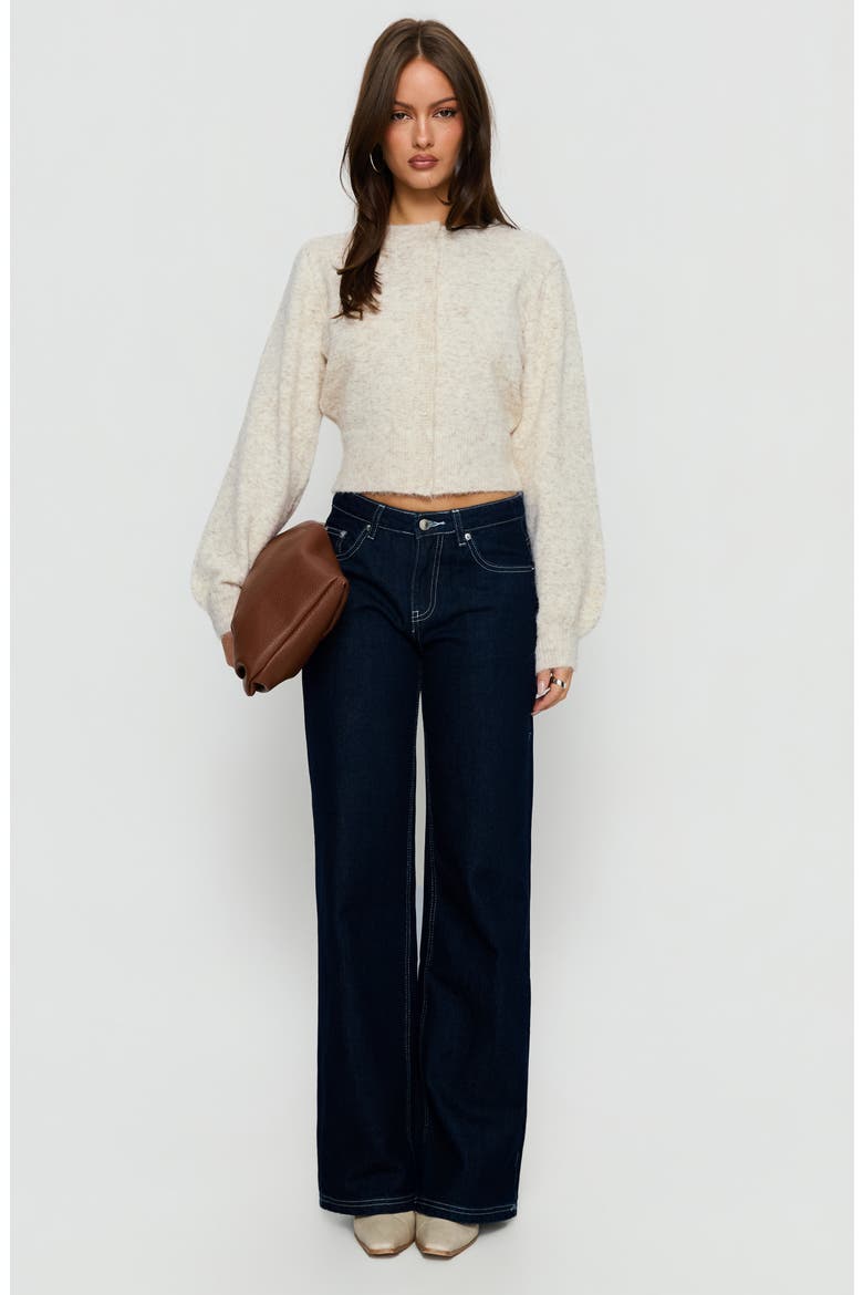 Dawsen Button Down Cardigan, Alternate, color, CREAM