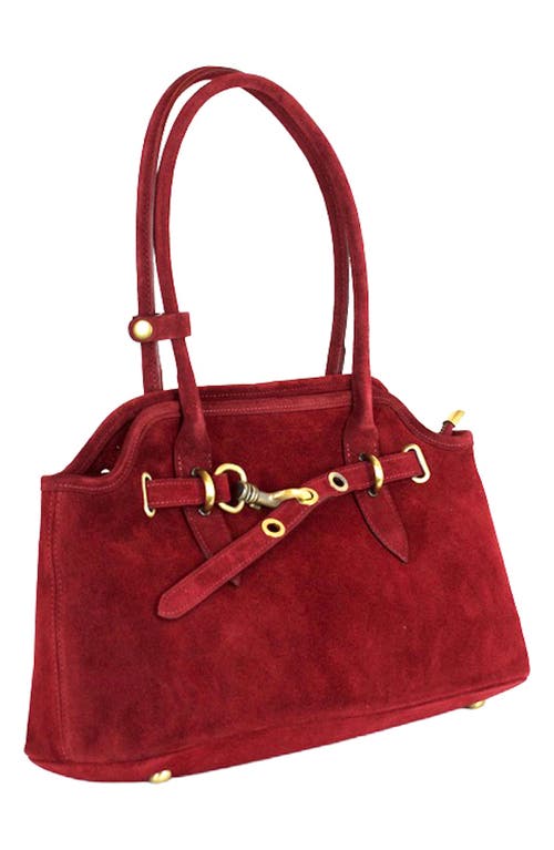 Persaman New York Heather Shoulder Bag In Red