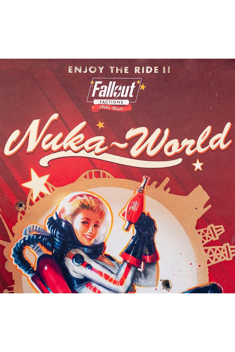 Modiphius Fallout Factions Map Nukaworld 35In Rpg Playmat, Alternate, color, Multicolored
