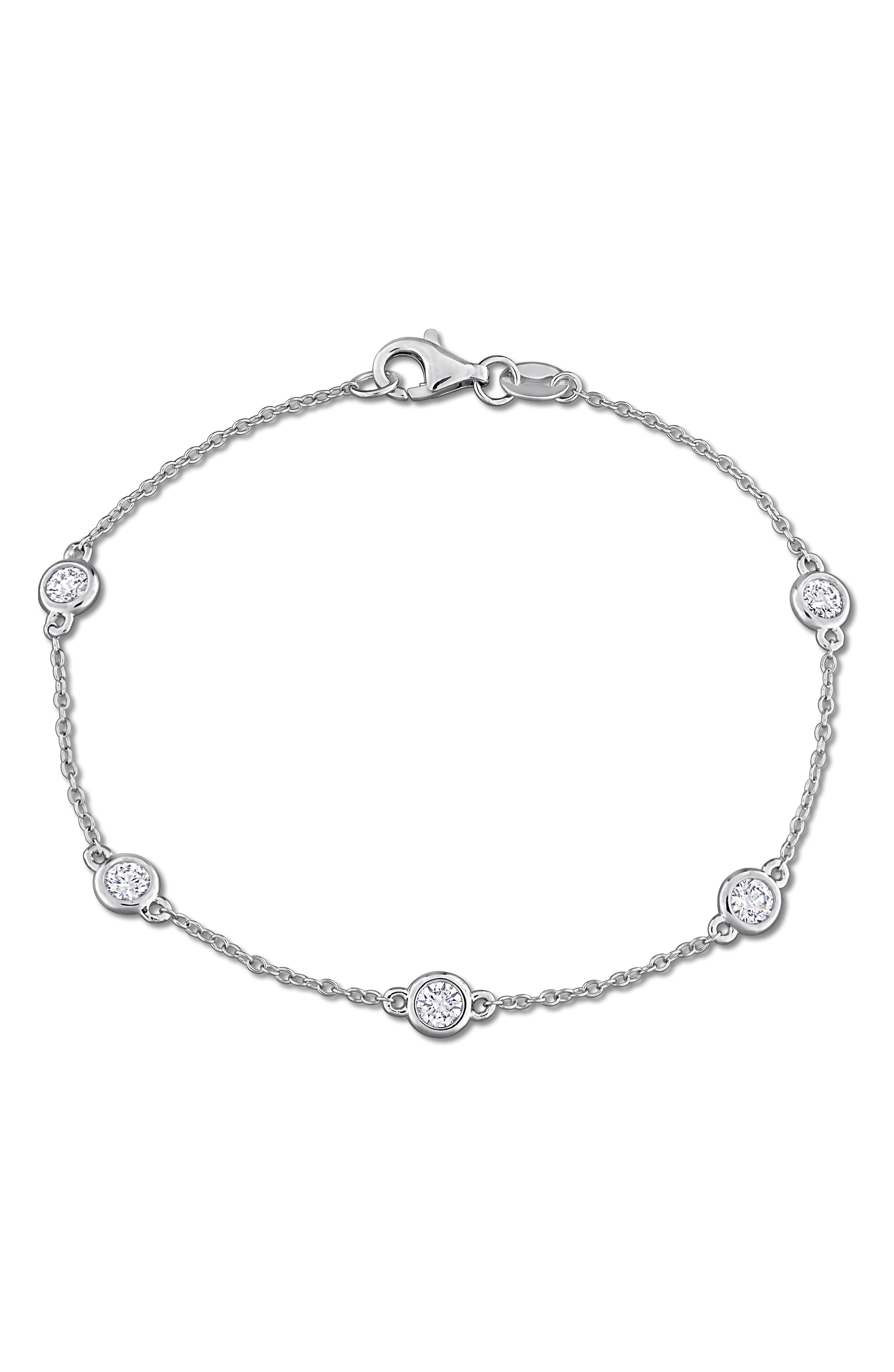Created Forever Lab Grown Diamond Station Bracelet