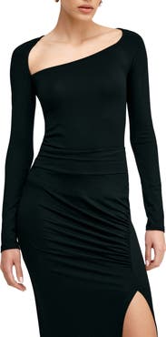 Marcella Mariah Asymmetric Neck Top