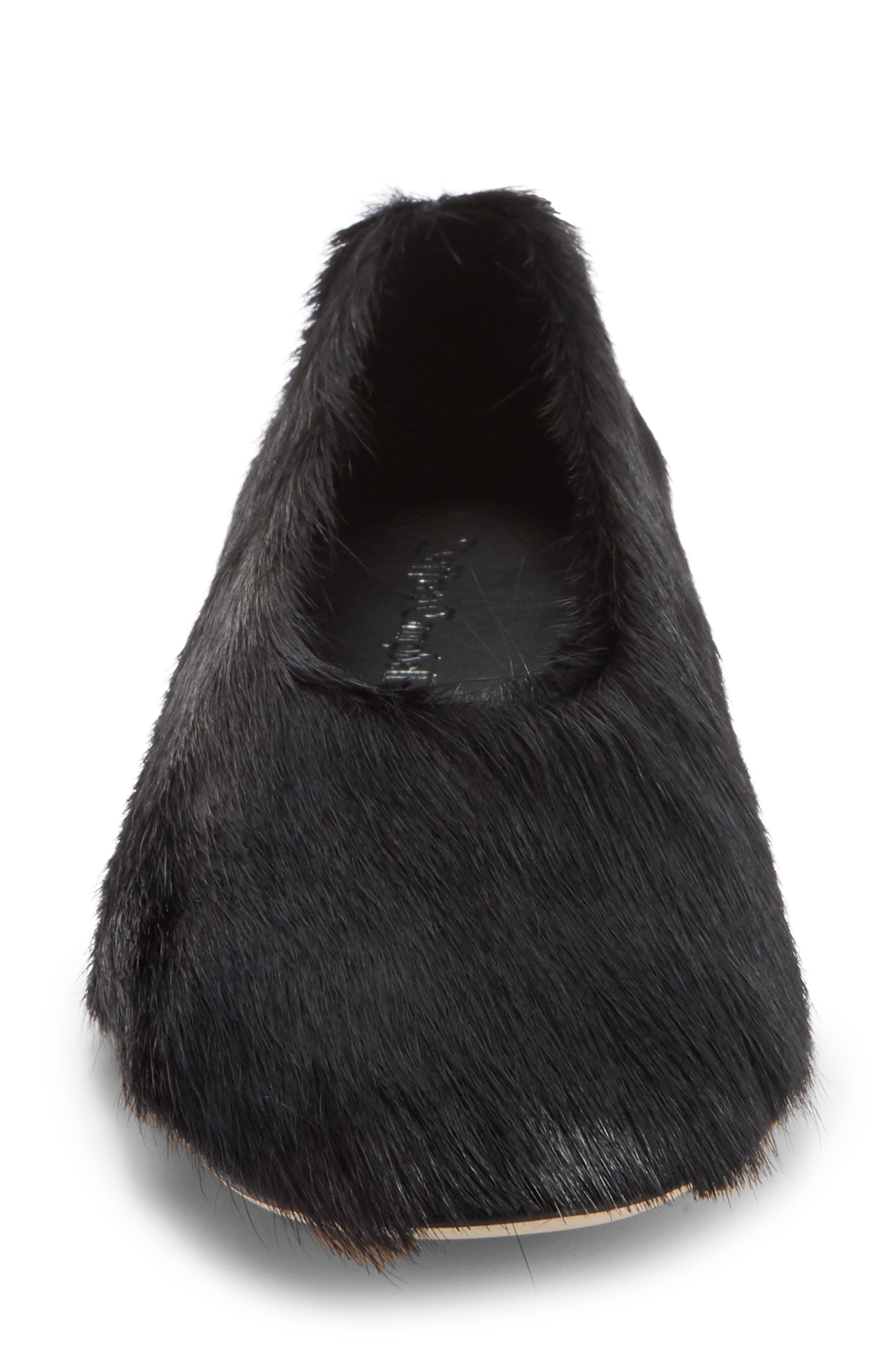 Jeffrey Campbell Trustee Genuine Calf Hair Pump, Alternate, color, Black Longhair