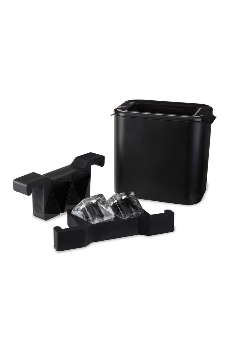 Viski Glacier Rocks Clear Ice Maker, Main, color, Black