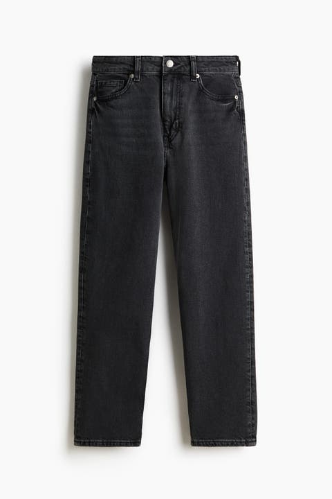 Mom Slim Fit High Waist Ankle Jeans