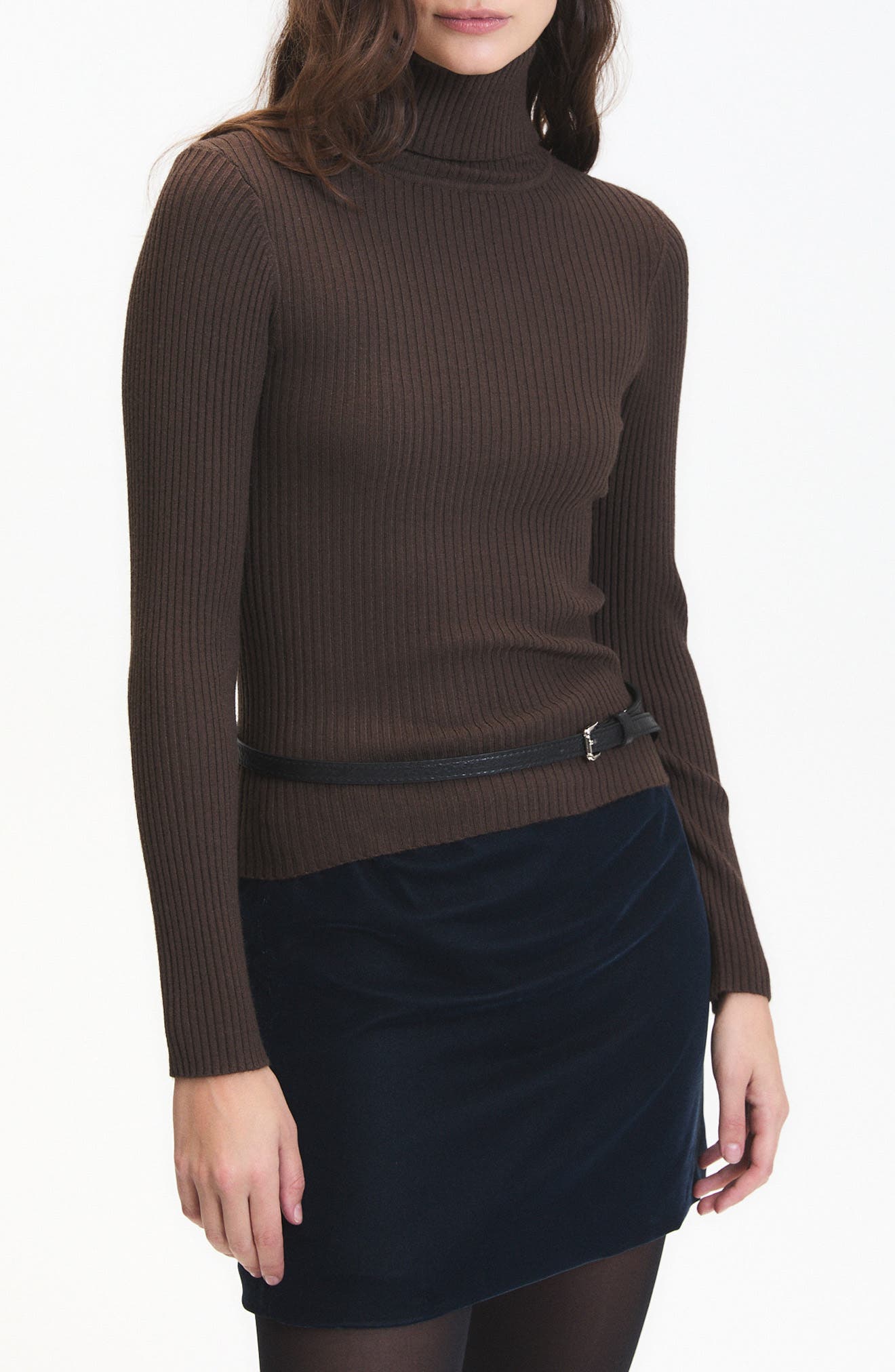 Mylo Ribbed Turtleneck Sweater