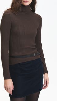 DELUC Mylo Ribbed Turtleneck Sweater