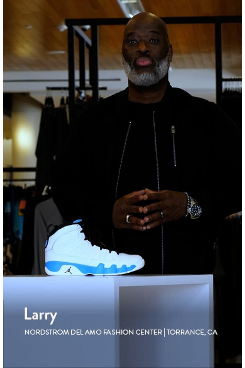 Air Jordan 9 Retro 'Powder Blue' High Top Sneaker video