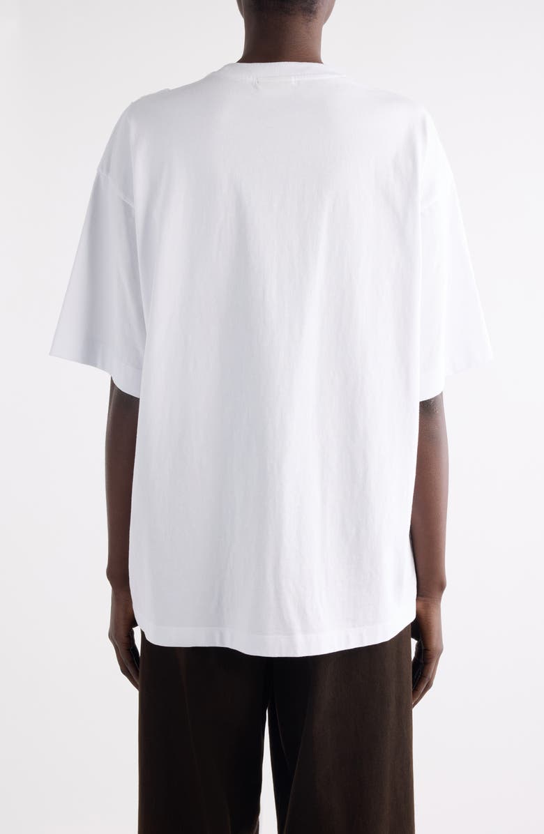 Dries Van Noten Hegels Soutache Embroidered T-Shirt, Alternate, color, White