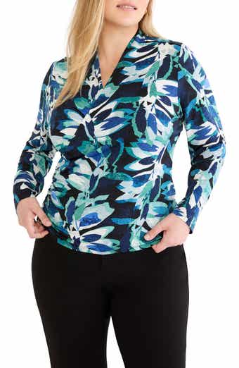 Giverny Knit Faux Wrap Top