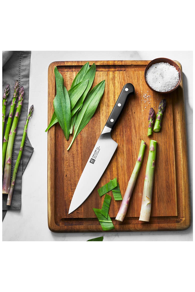 Pro 7-Inch Slim Chef's Knife, Alternate, color, BLACK