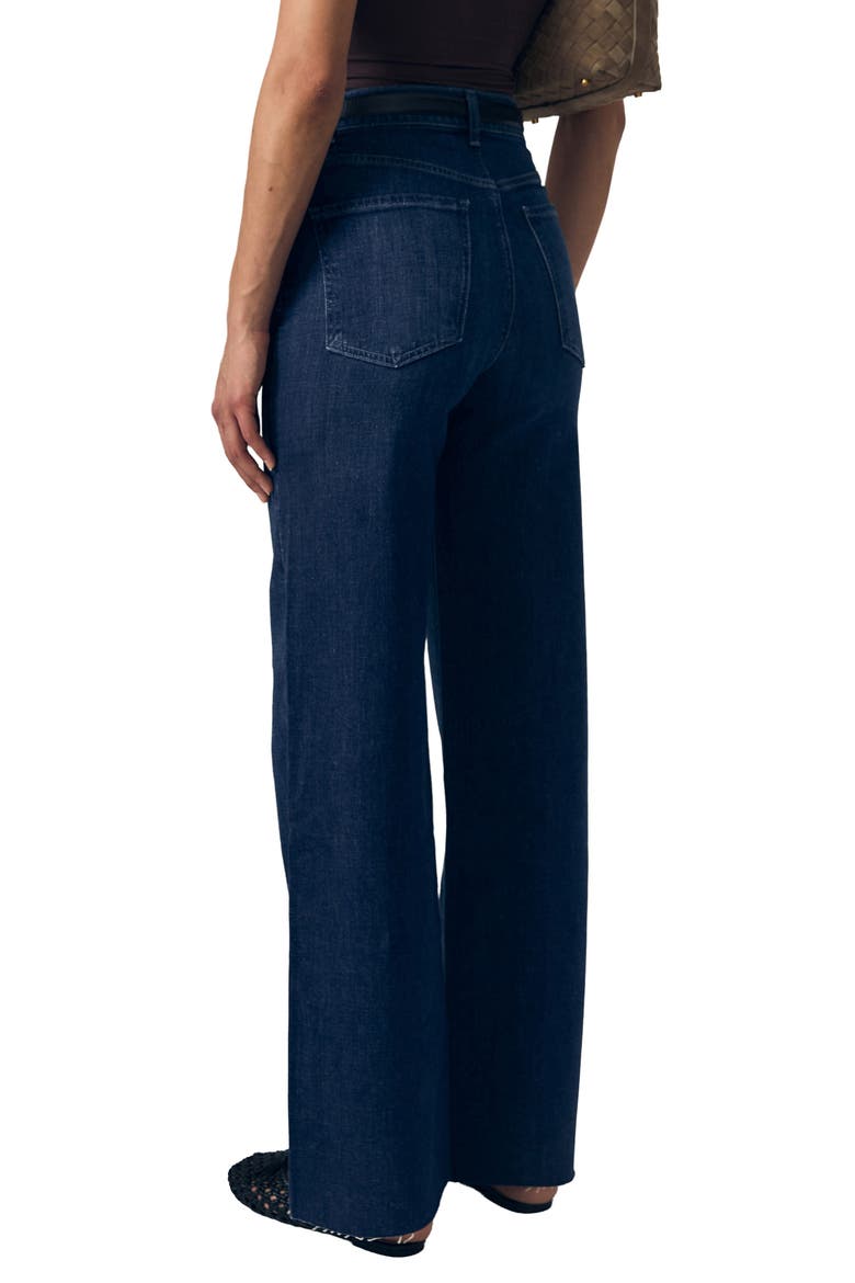 High Waist Wide Leg Column Jeans, Alternate, color, ZOE