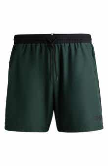 BOSS Starfish Colorblocked Swim Trunks