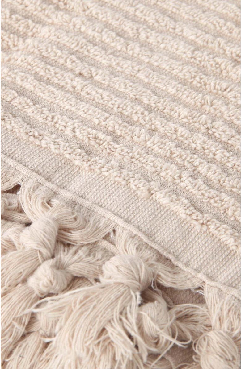 Olive & Linen Ribbed Loom Terry Bath Towel, Alternate, color, 
