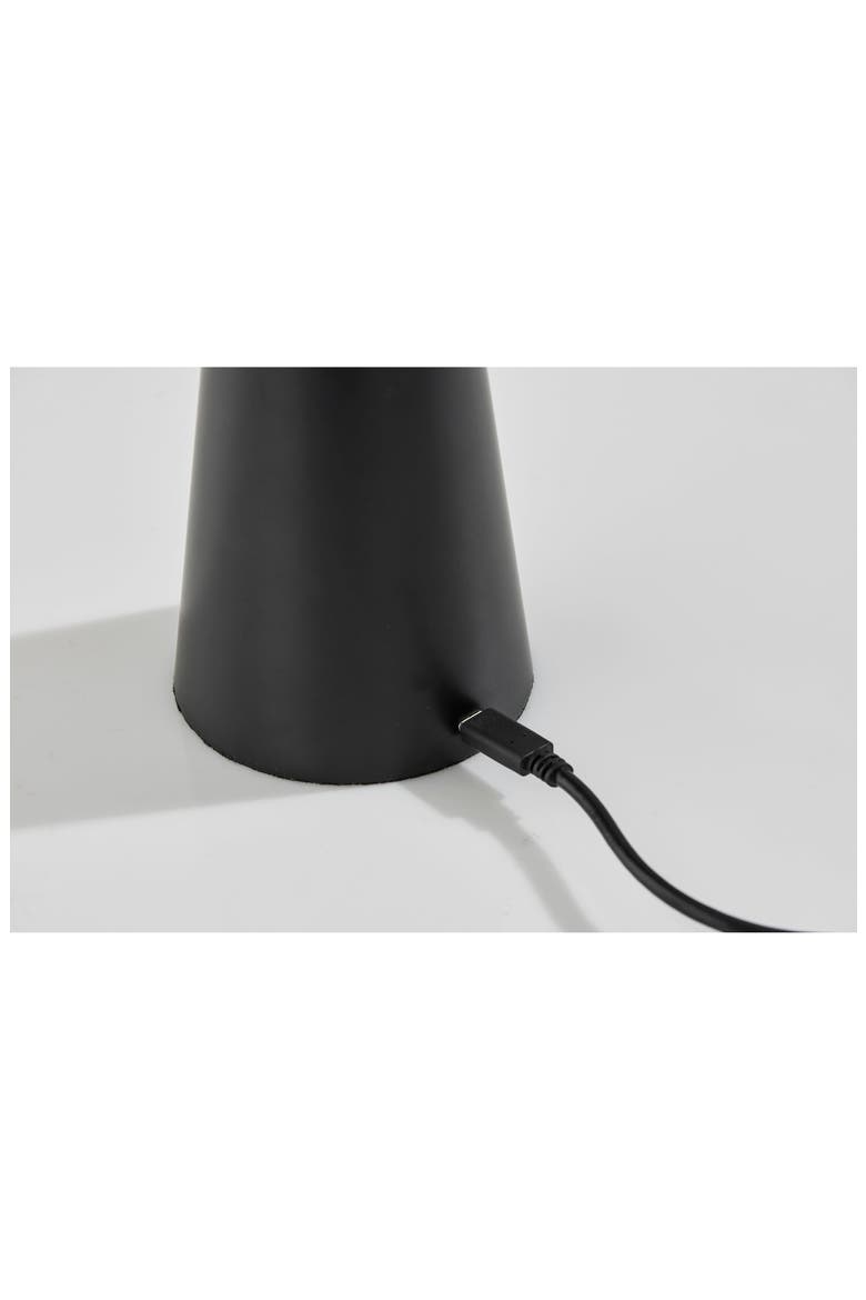 Ozzie Cordless LED Lamp, Alternate, color, BLACK