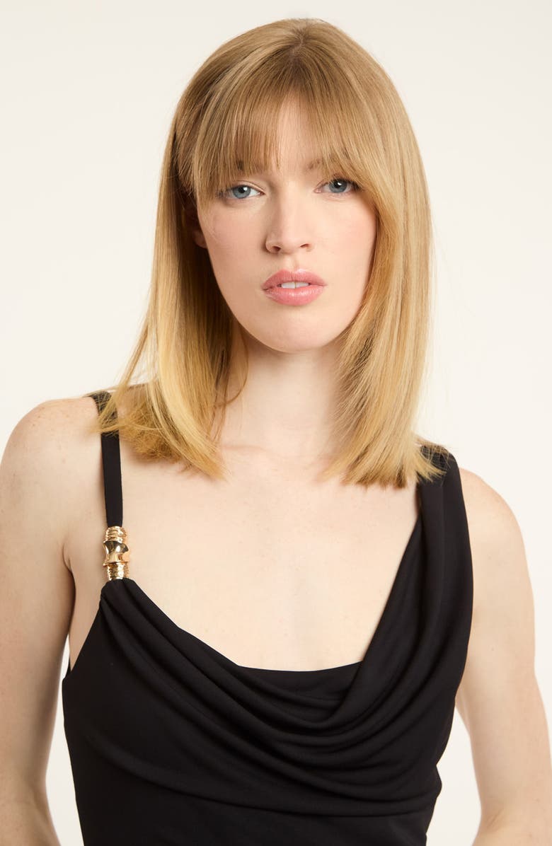 Cinq à Sept Haddie Bangle Dress, Alternate, color, Black