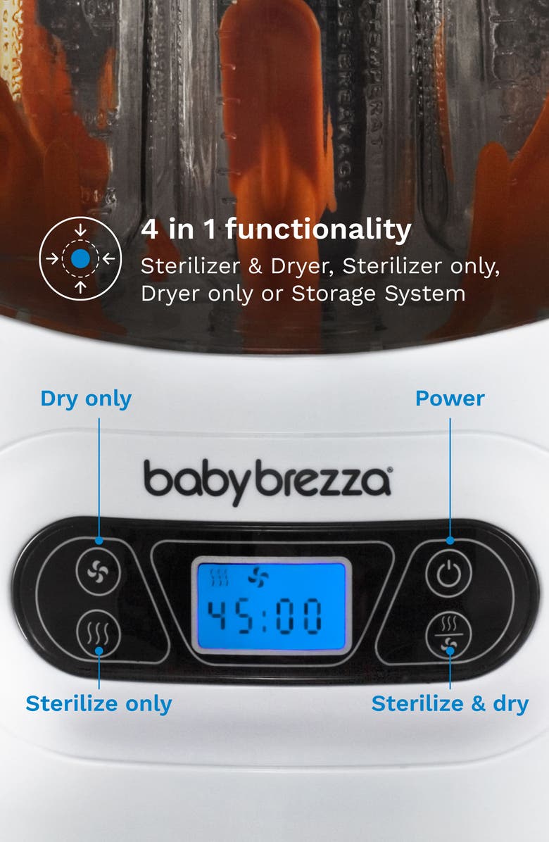 BABY BREZZA One Step Bottle Sterilizer/Dryer, Alternate, color, White